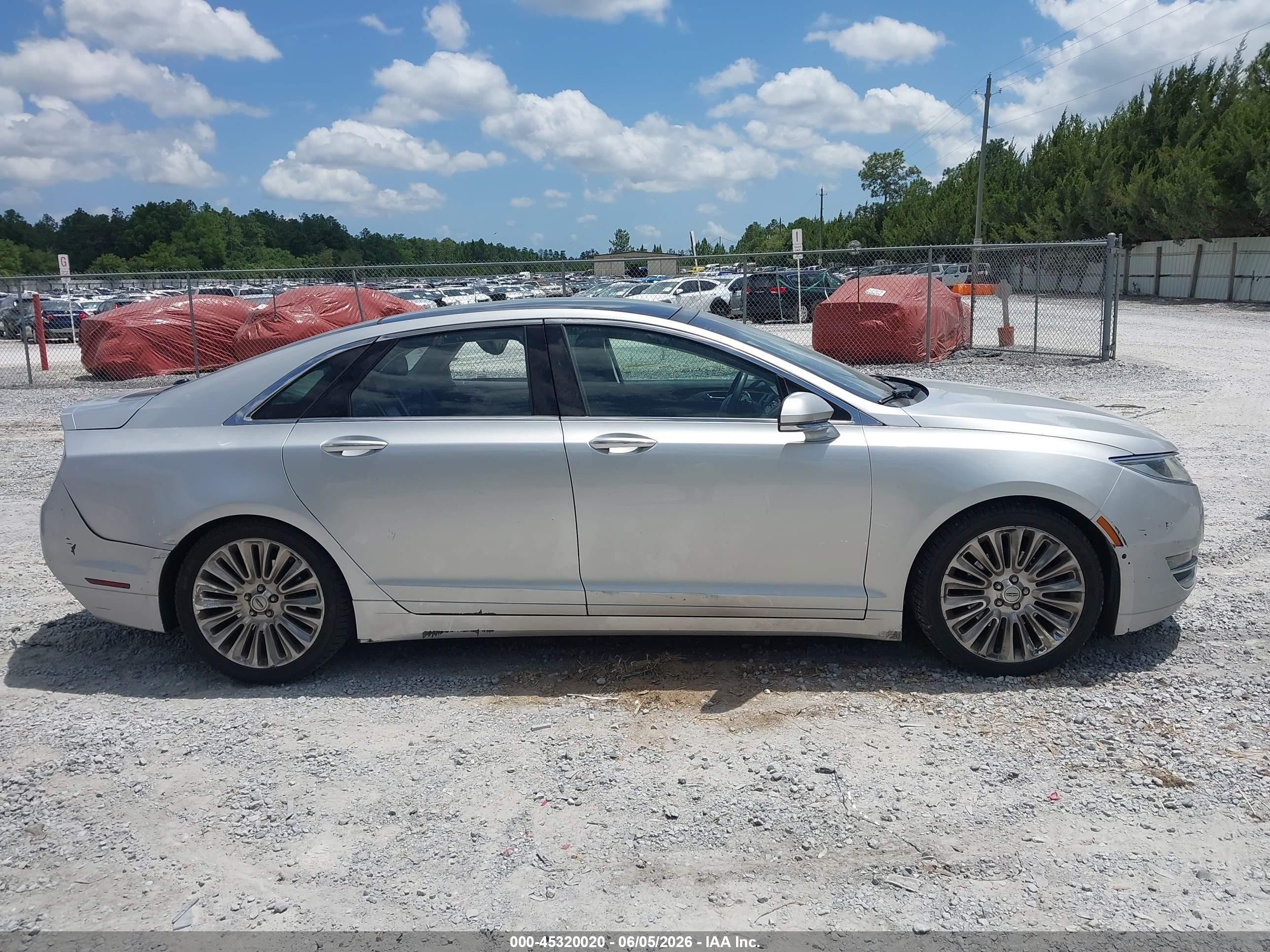 2015 Lincoln Mkz Silver vin: 3LN6L2J99FR622496