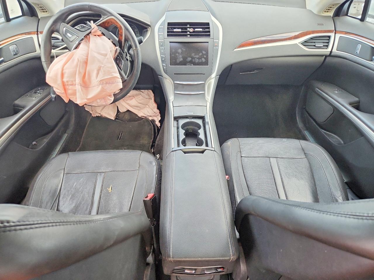 2014 Lincoln Mkz Silver vin: 3LN6L2J9XER835083