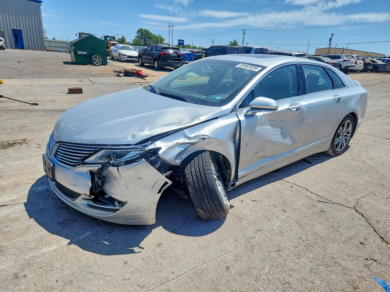 2014 Lincoln Mkz Серебряный vin: 3LN6L2J9XER835083