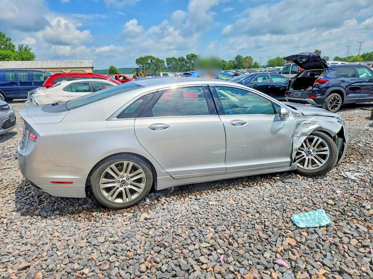 2016 Lincoln Mkz Серебряный vin: 3LN6L2J9XGR634271
