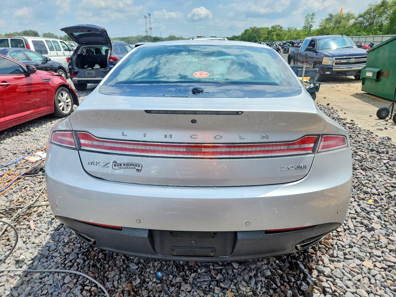 2016 Lincoln Mkz Серебряный vin: 3LN6L2J9XGR634271