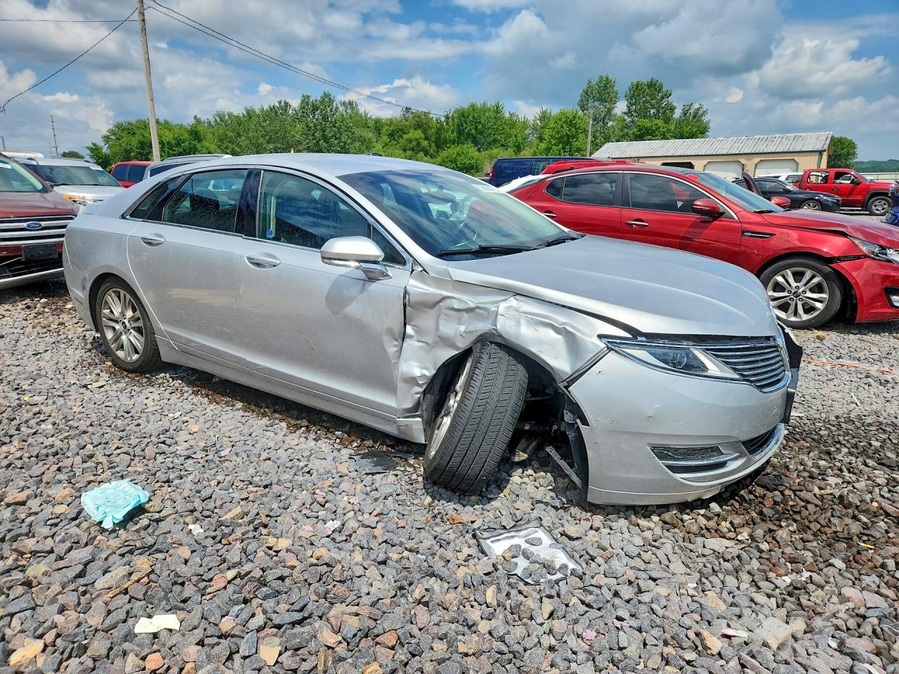 2016 Lincoln Mkz Серебряный vin: 3LN6L2J9XGR634271