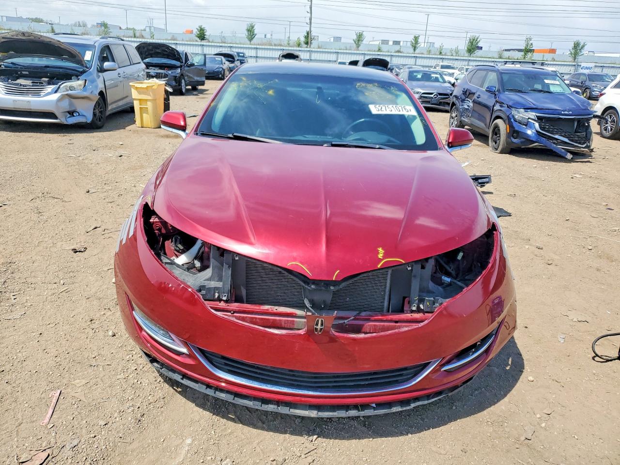 2013 Lincoln Mkz Red vin: 3LN6L2JK0DR819380