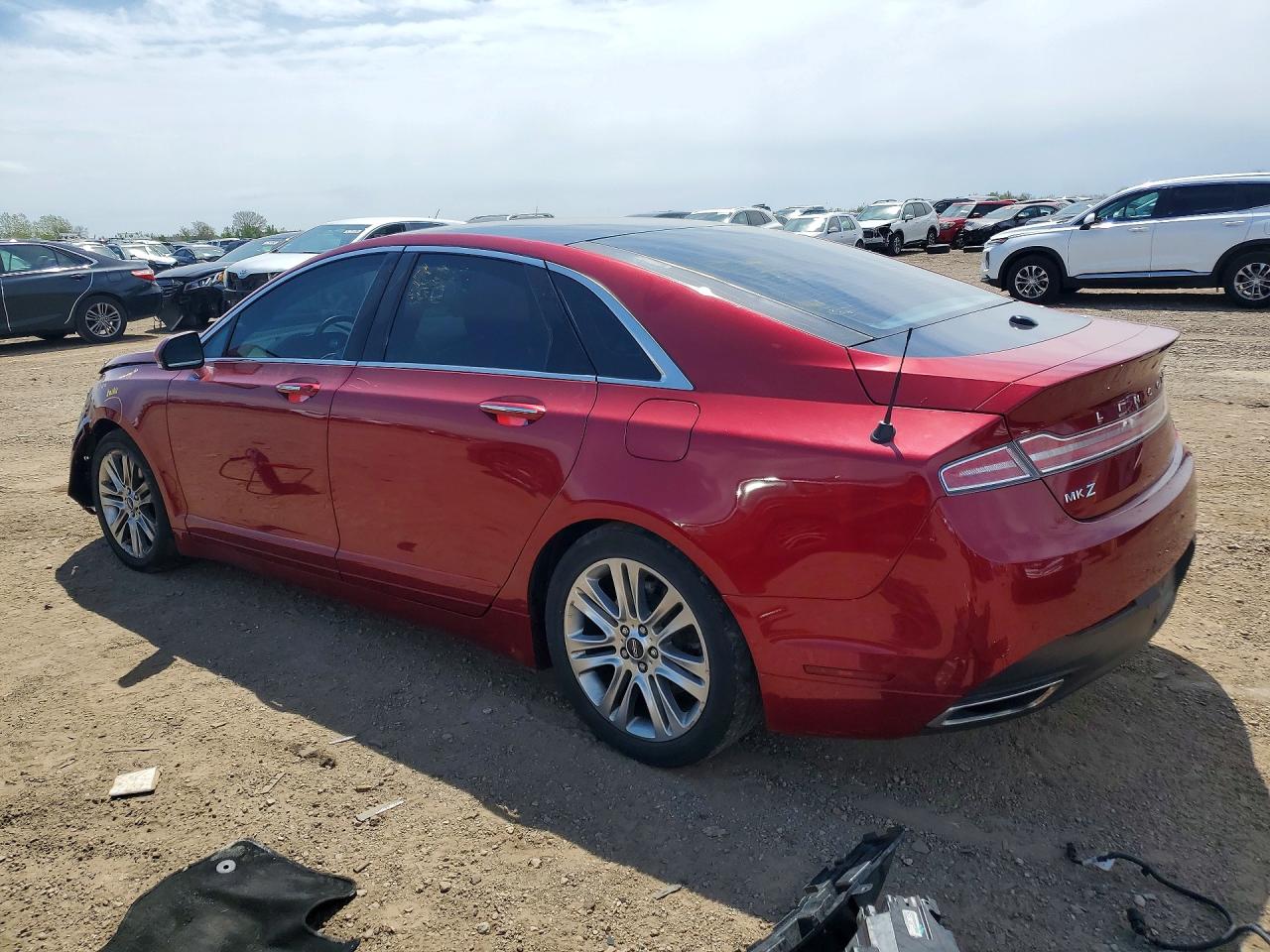 2013 Lincoln Mkz Red vin: 3LN6L2JK0DR819380