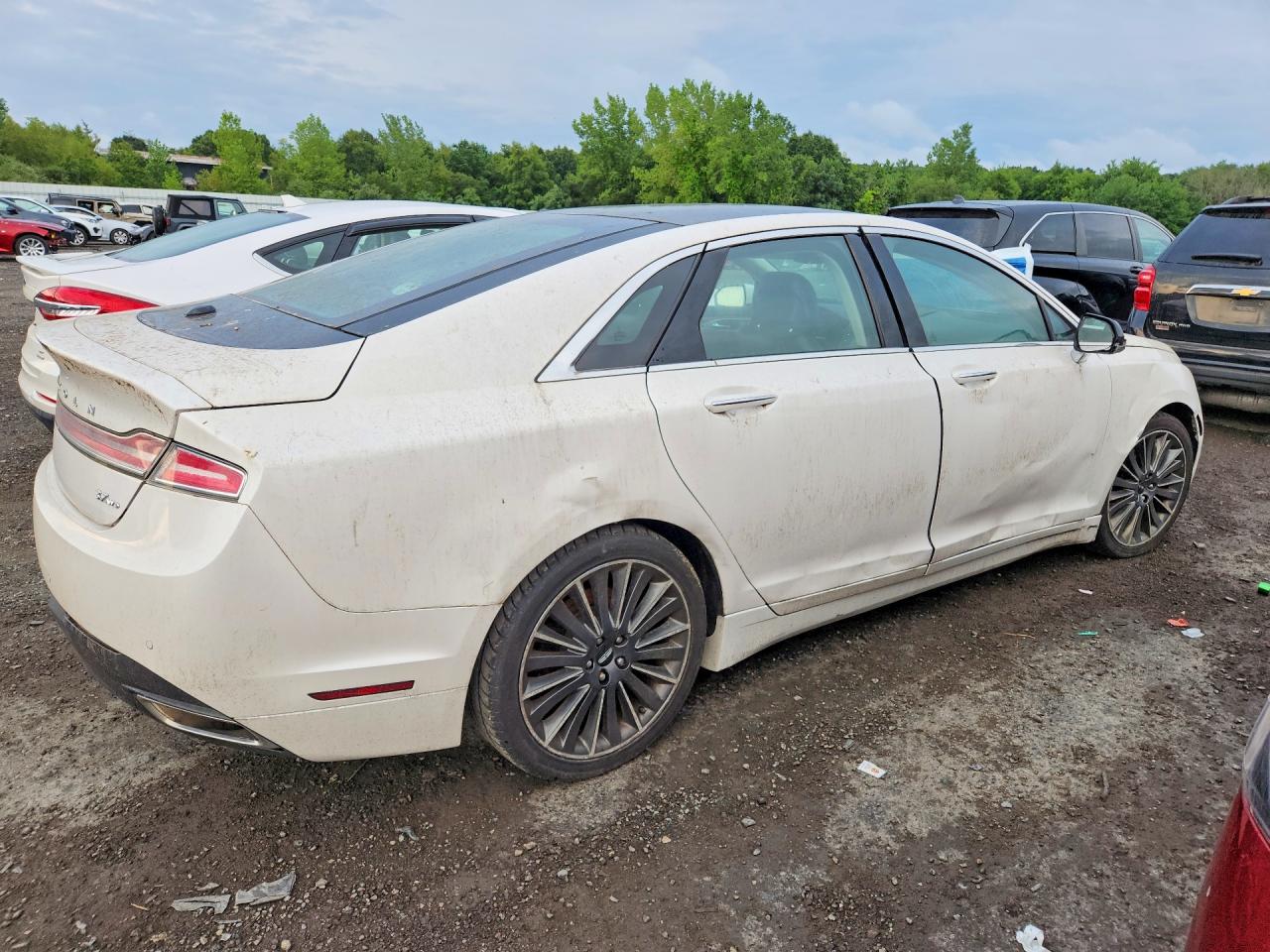 2015 Lincoln Mkz Awd Mkz Reserve Ii White vin: 3LN6L2JK0FR617626