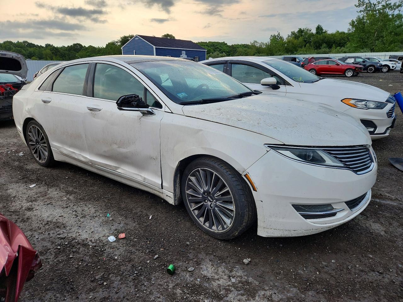 2015 Lincoln Mkz Awd Mkz Reserve Ii White vin: 3LN6L2JK0FR617626