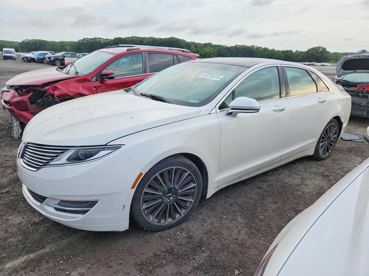 2015 Lincoln Mkz Awd Mkz Reserve Ii White vin: 3LN6L2JK0FR617626