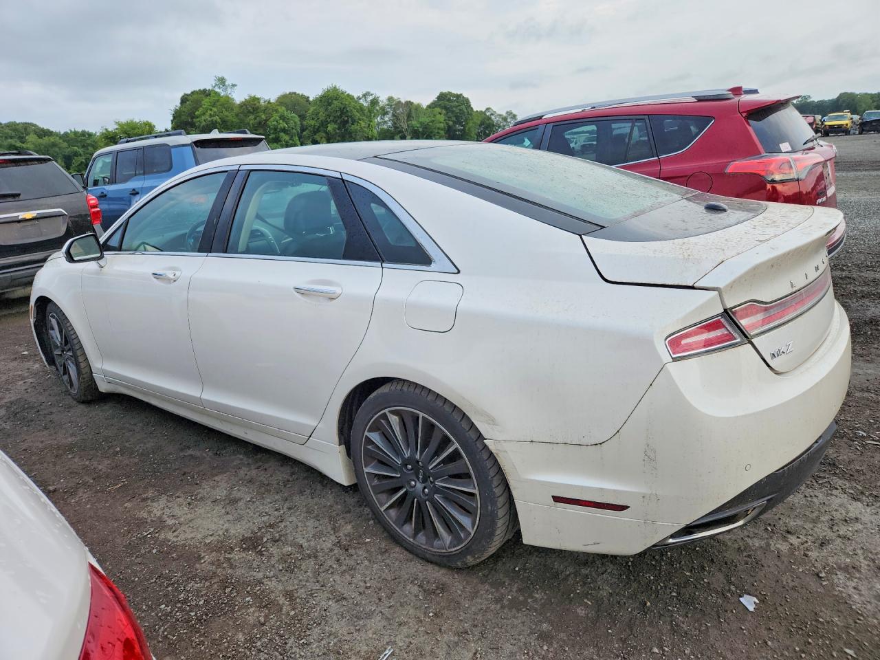 2015 Lincoln Mkz Awd Mkz Reserve Ii White vin: 3LN6L2JK0FR617626