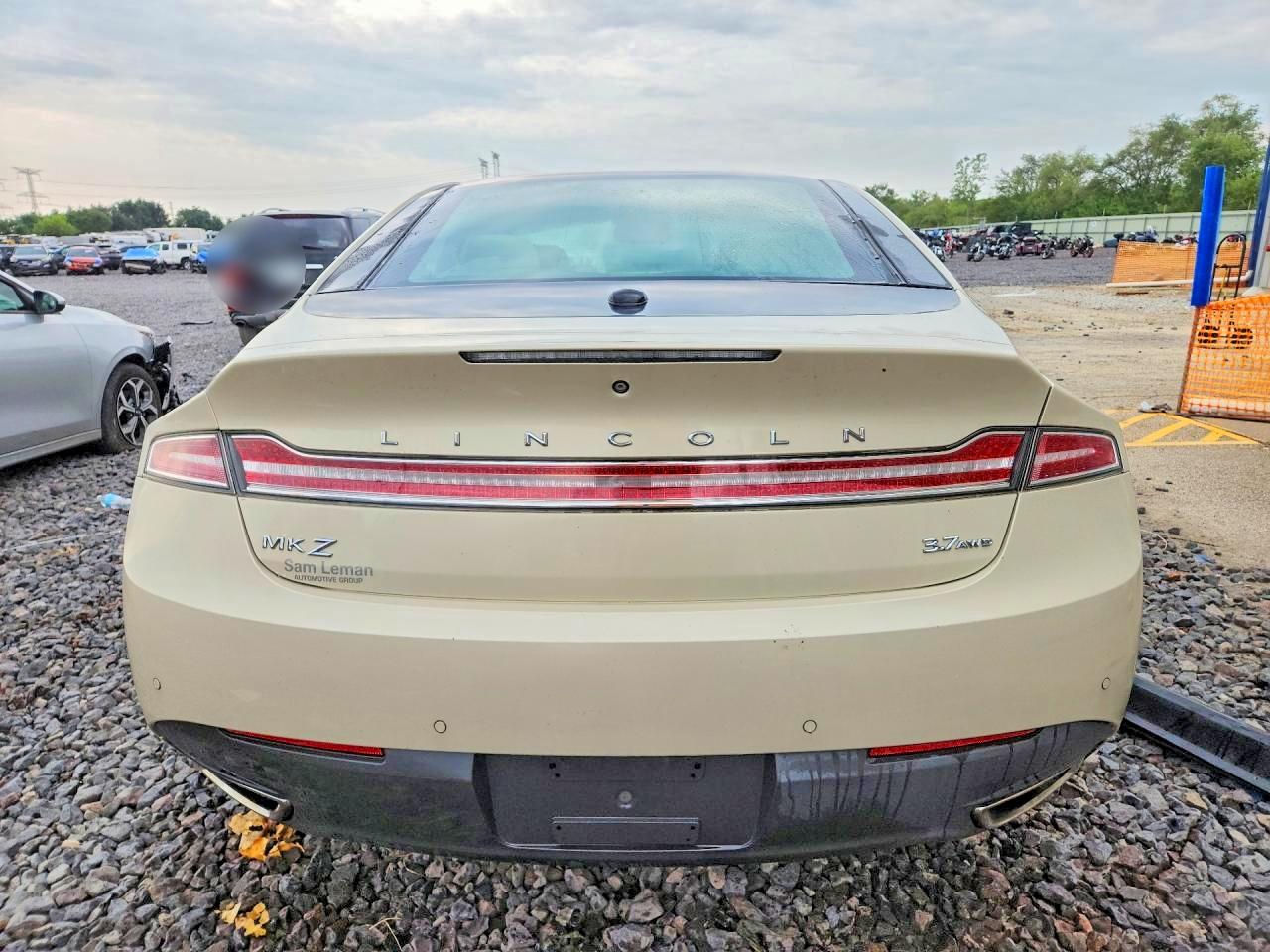 2015 Lincoln Mkz Beige vin: 3LN6L2JK0FR618632