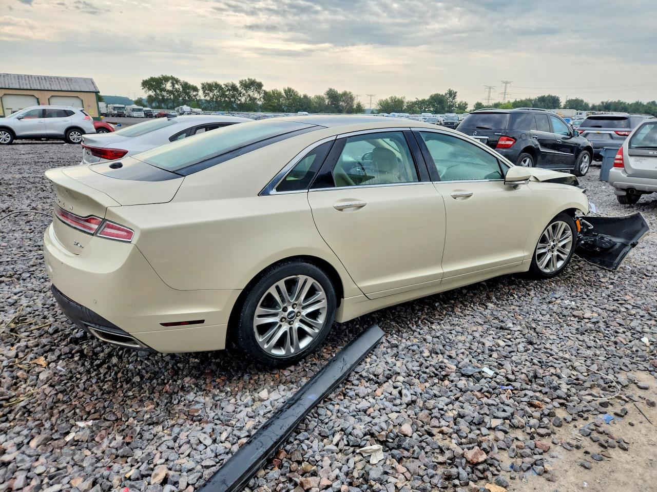 2015 Lincoln Mkz Beige vin: 3LN6L2JK0FR618632