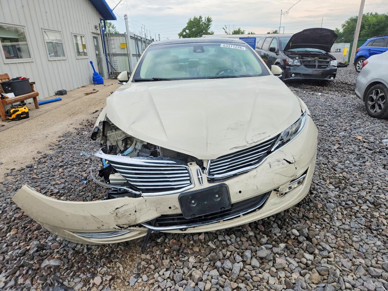 2015 Lincoln Mkz Beige vin: 3LN6L2JK0FR618632