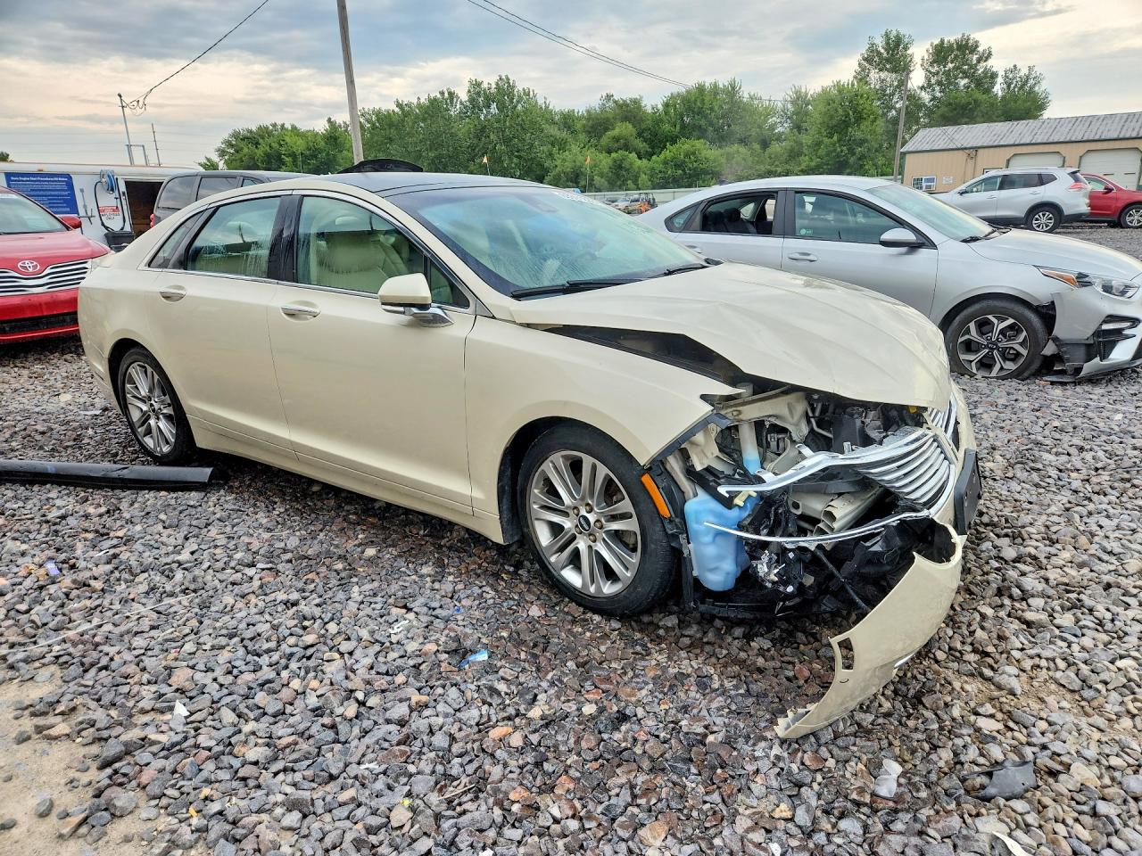 2015 Lincoln Mkz Beige vin: 3LN6L2JK0FR618632