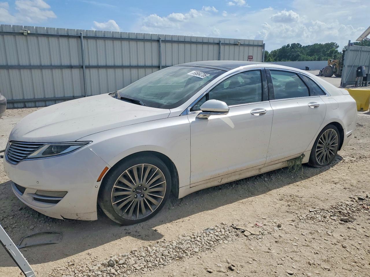 2015 Lincoln Mkz White vin: 3LN6L2JK0FR618713