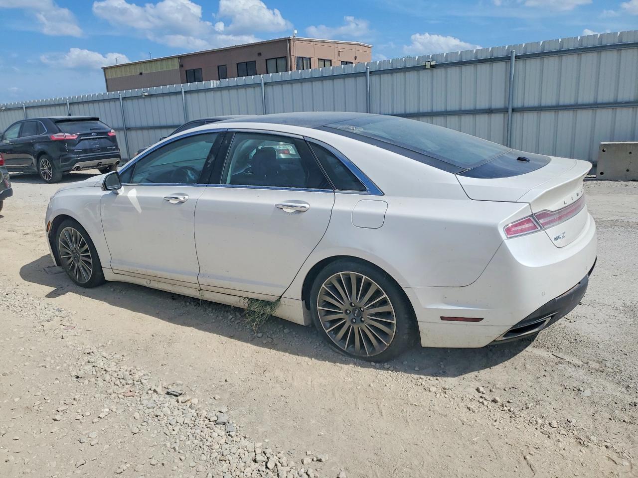 2015 Lincoln Mkz White vin: 3LN6L2JK0FR618713