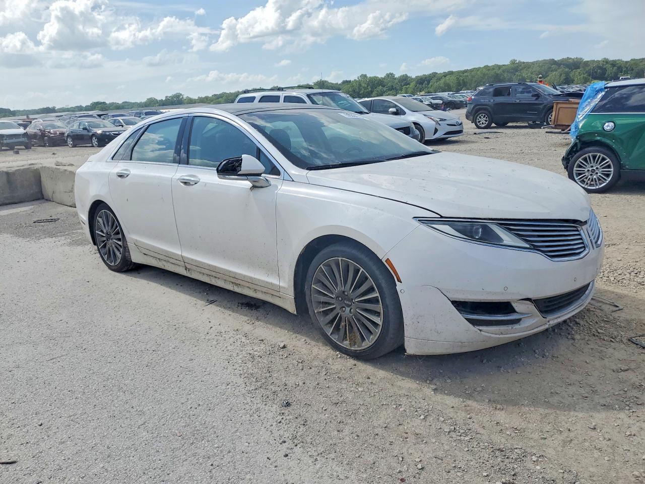 2015 Lincoln Mkz White vin: 3LN6L2JK0FR618713
