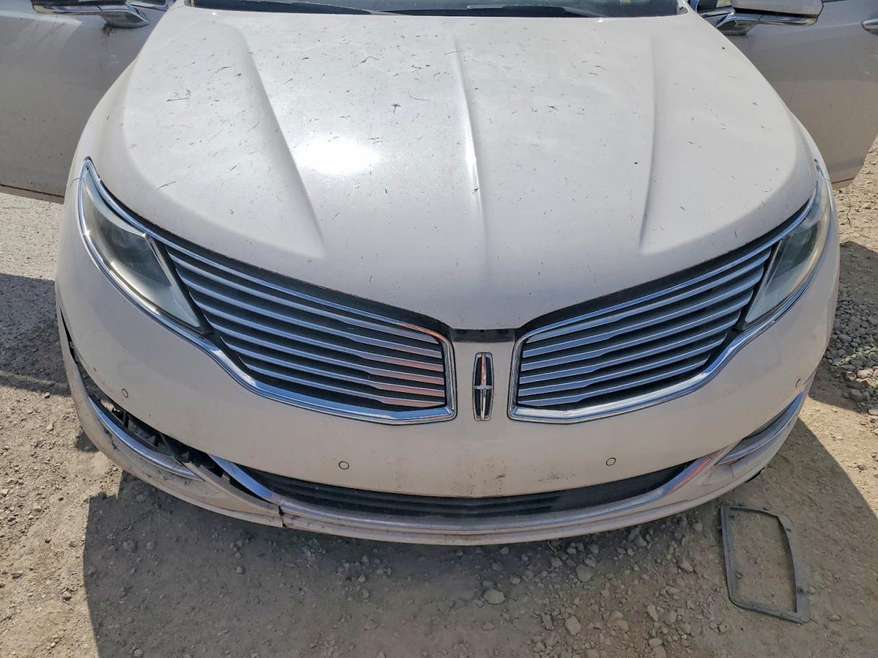 2015 Lincoln Mkz White vin: 3LN6L2JK0FR618713