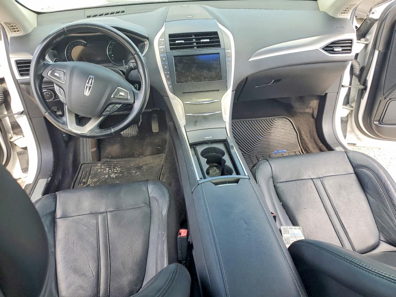 2015 Lincoln Mkz White vin: 3LN6L2JK0FR618713