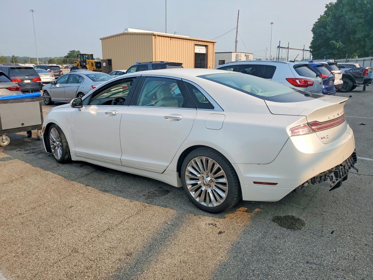 2013 Lincoln Mkz White vin: 3LN6L2JK1DR800983