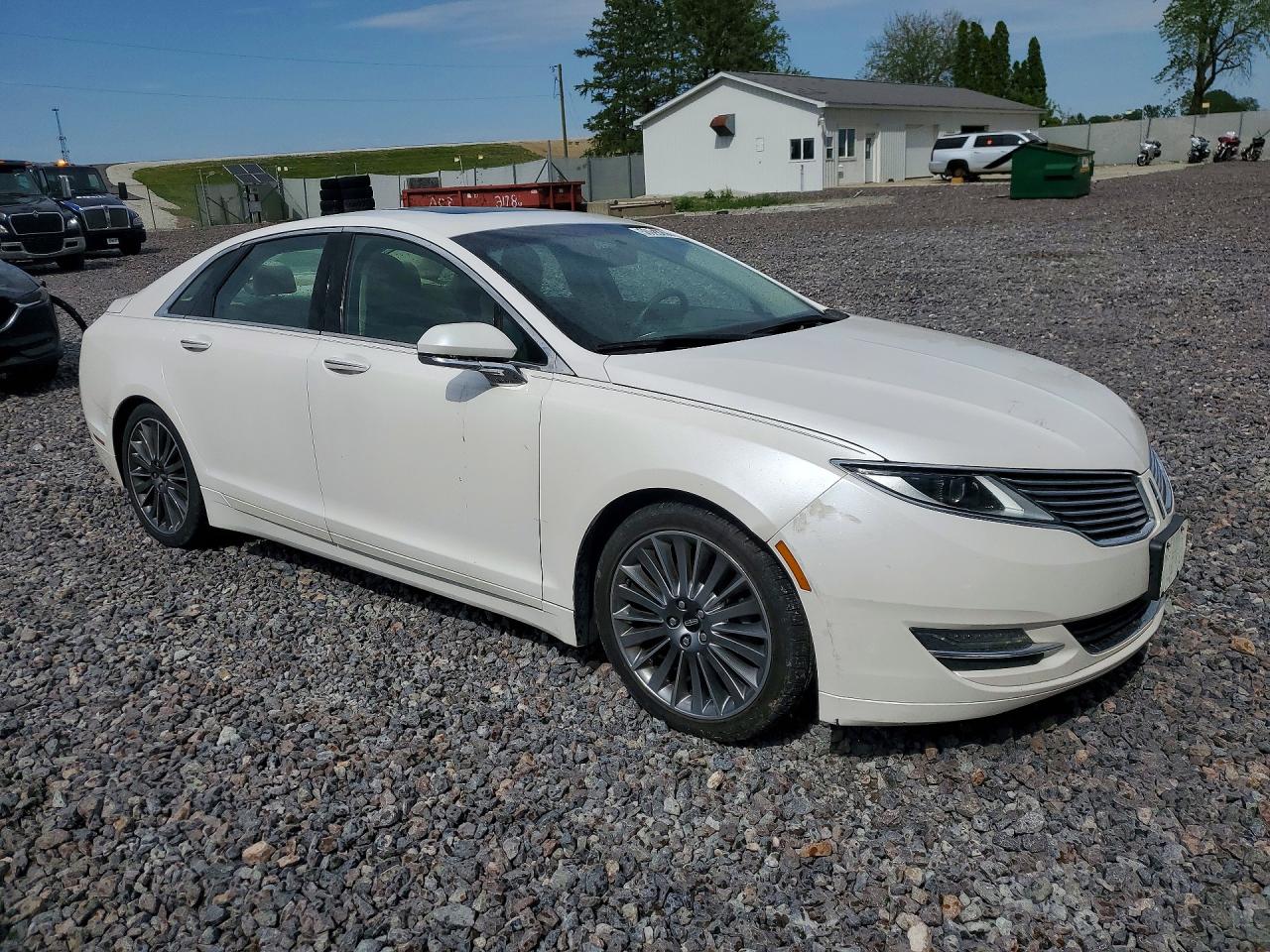 2013 Lincoln Mkz White vin: 3LN6L2JK1DR802281