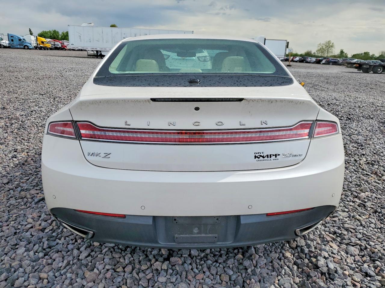 2013 Lincoln Mkz White vin: 3LN6L2JK1DR802281