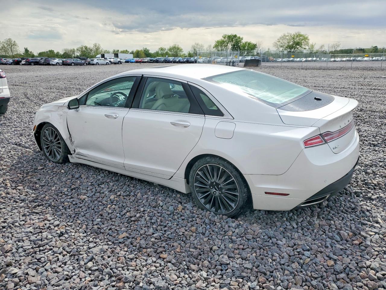 2013 Lincoln Mkz White vin: 3LN6L2JK1DR802281