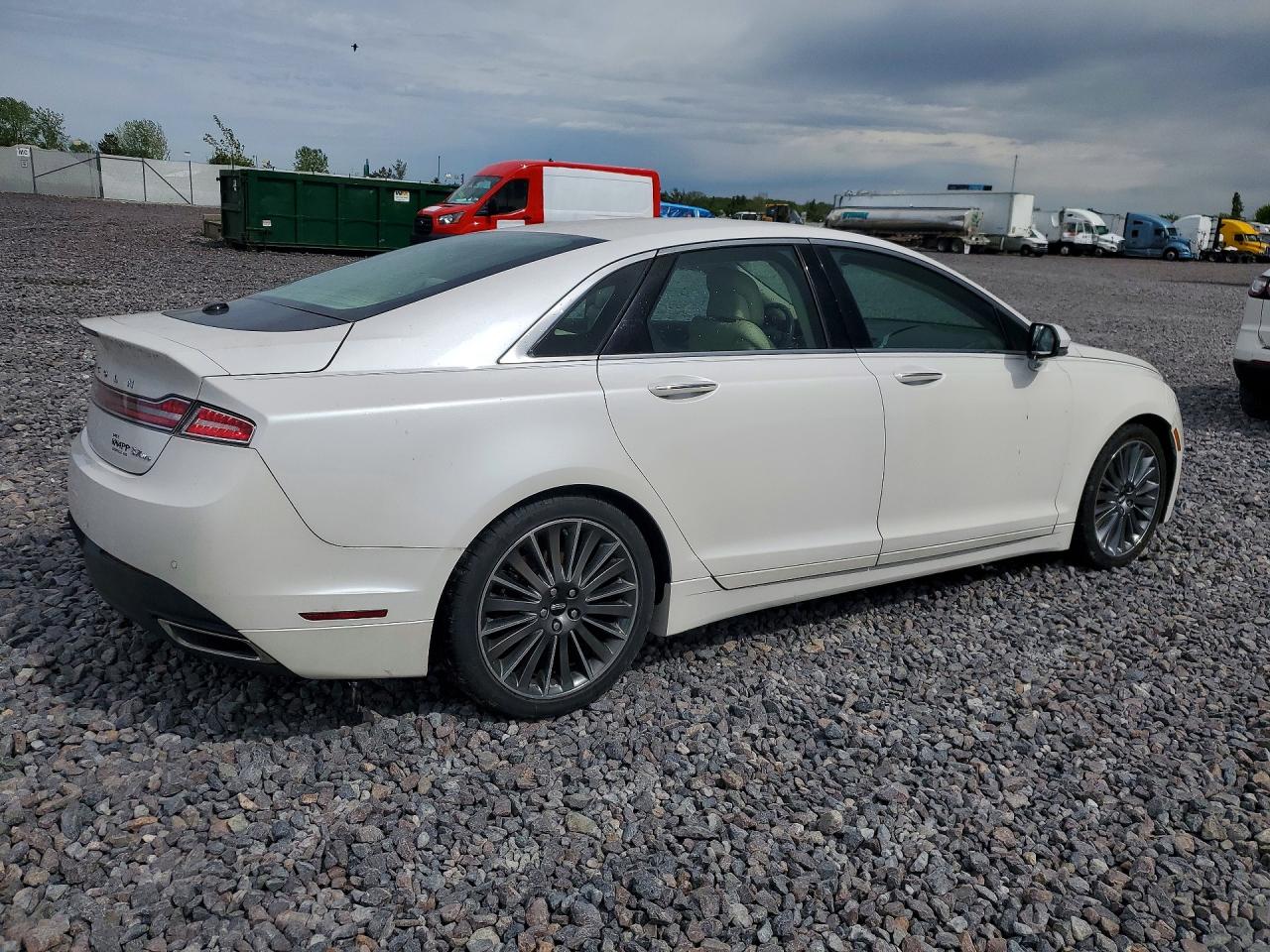 2013 Lincoln Mkz White vin: 3LN6L2JK1DR802281