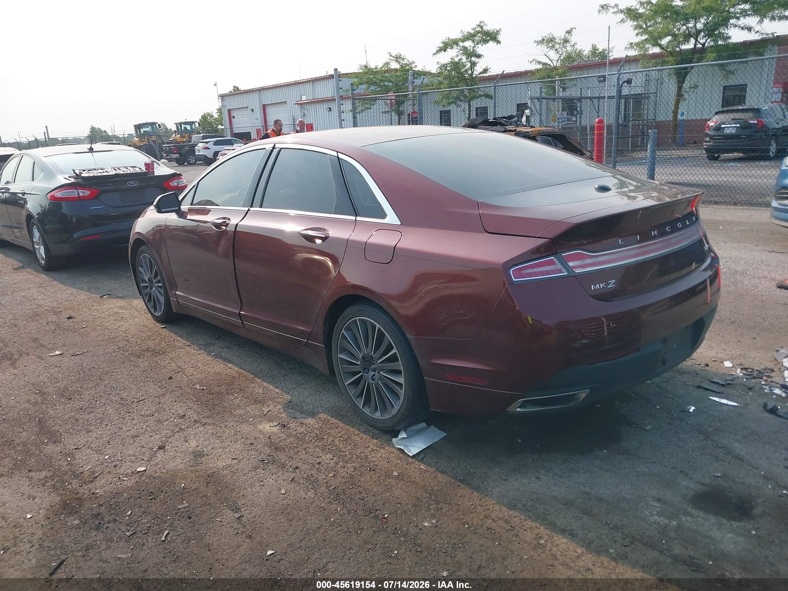 2015 Lincoln Mkz   Brown vin: 3LN6L2JK1FR614055