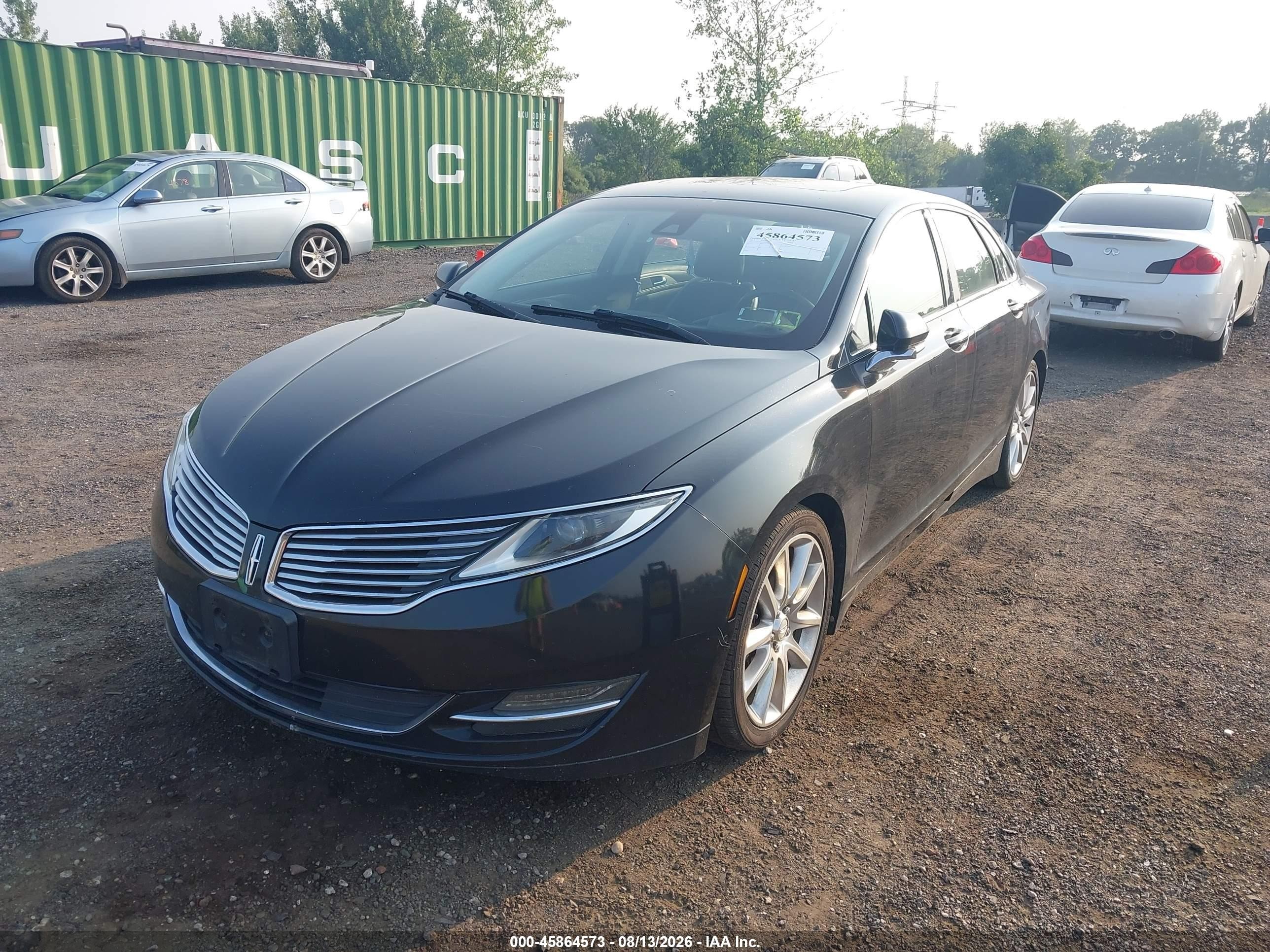 2013 Lincoln Mkz   Black vin: 3LN6L2JK2DR810700