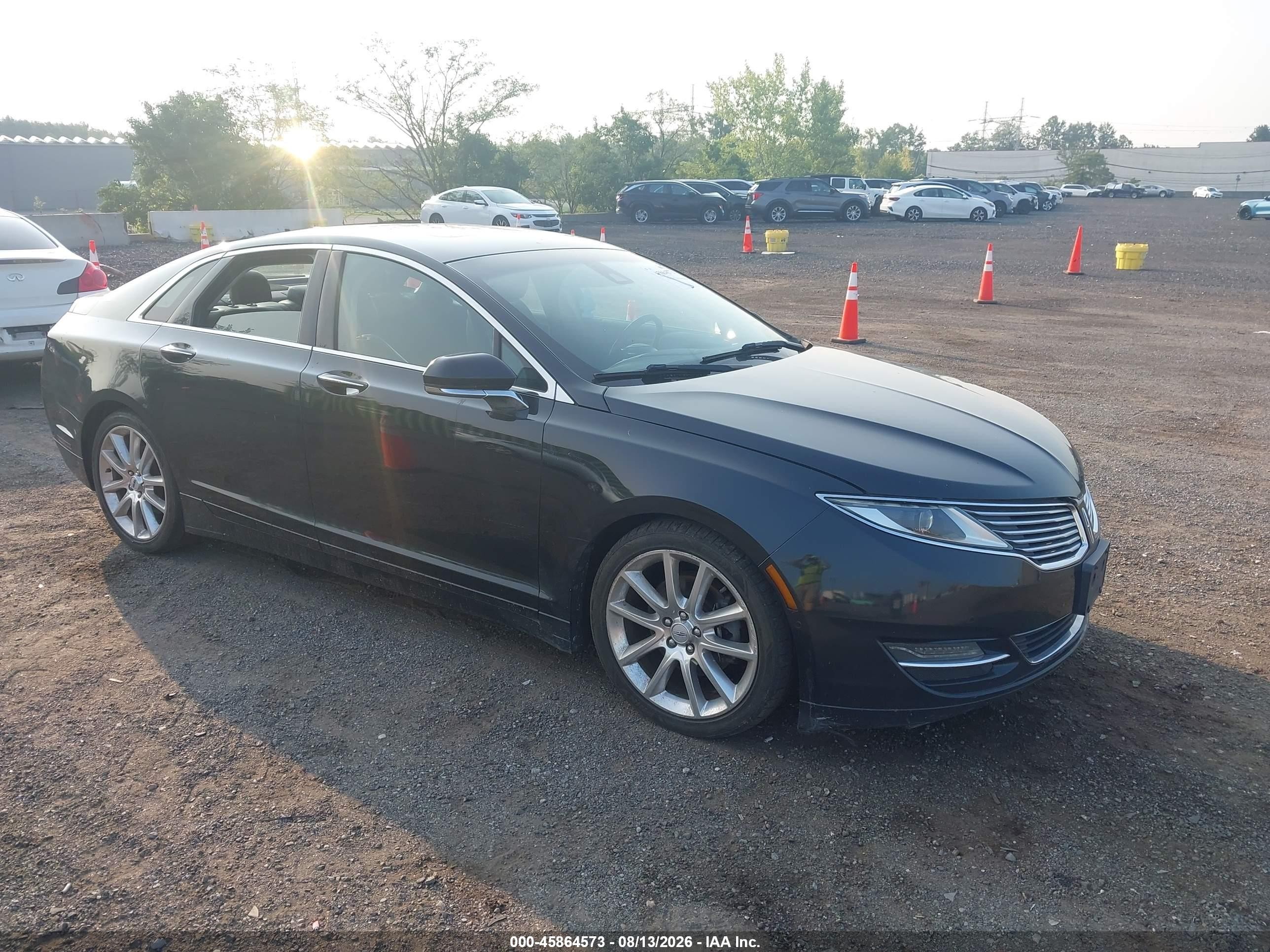 2013 Lincoln Mkz   Black vin: 3LN6L2JK2DR810700