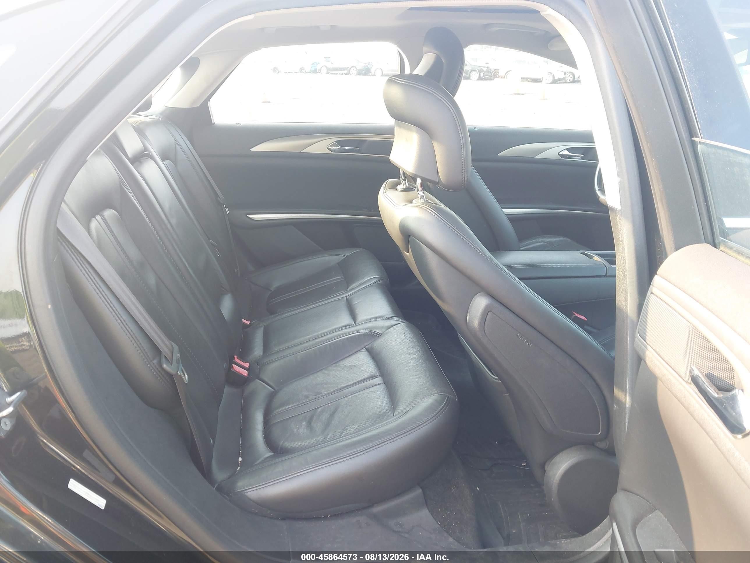 2013 Lincoln Mkz   Black vin: 3LN6L2JK2DR810700