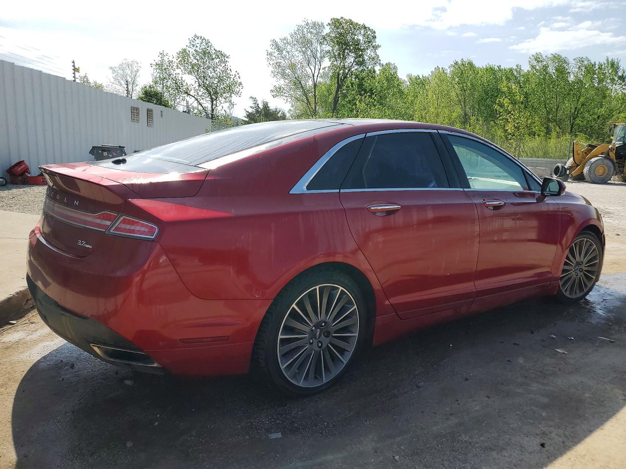 2013 Lincoln Mkz Red vin: 3LN6L2JK2DR820286