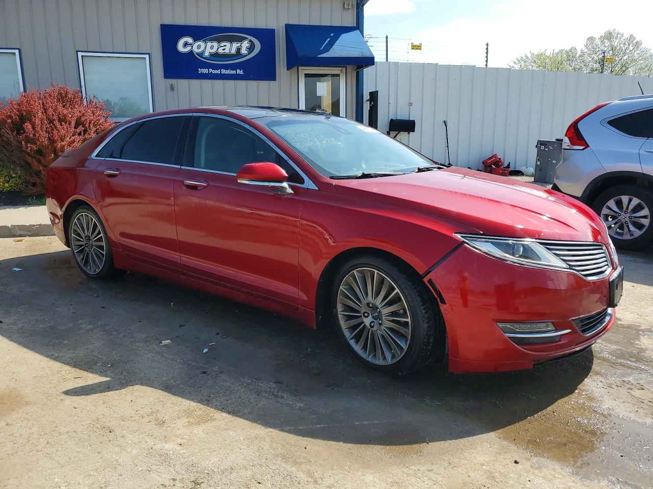 2013 Lincoln Mkz Red vin: 3LN6L2JK2DR820286