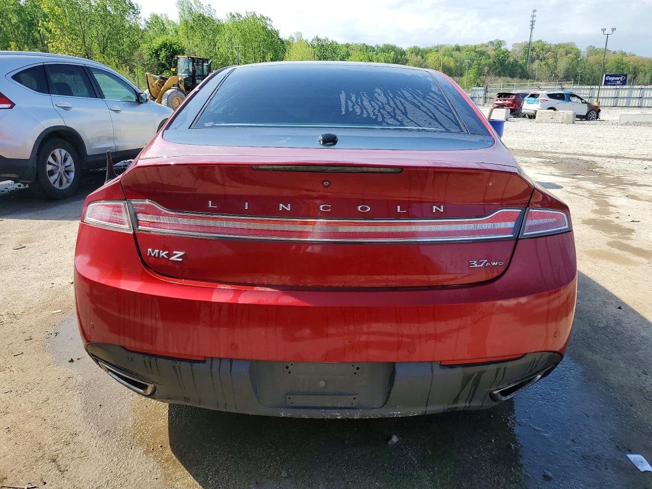 2013 Lincoln Mkz Red vin: 3LN6L2JK2DR820286