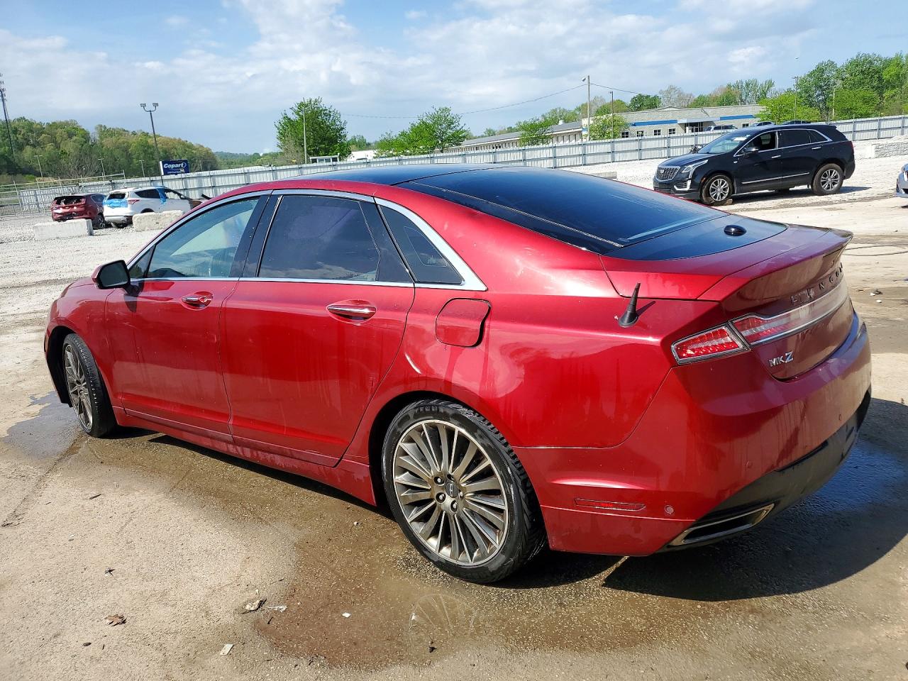 2013 Lincoln Mkz Red vin: 3LN6L2JK2DR820286