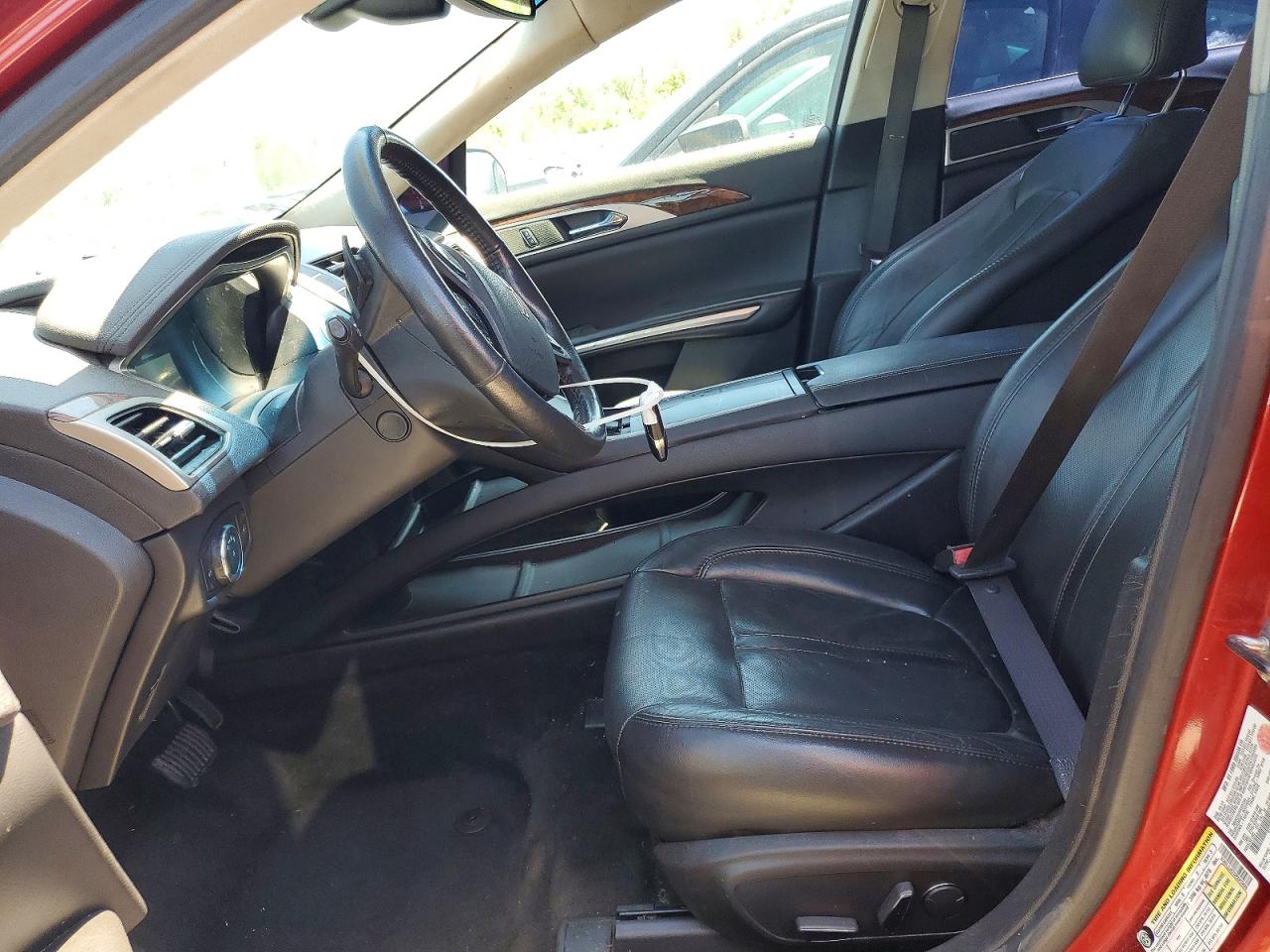 2013 Lincoln Mkz Red vin: 3LN6L2JK2DR820286
