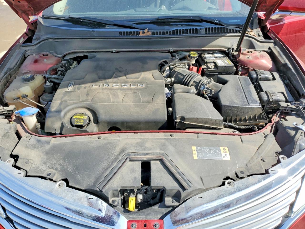 2013 Lincoln Mkz Red vin: 3LN6L2JK2DR820286