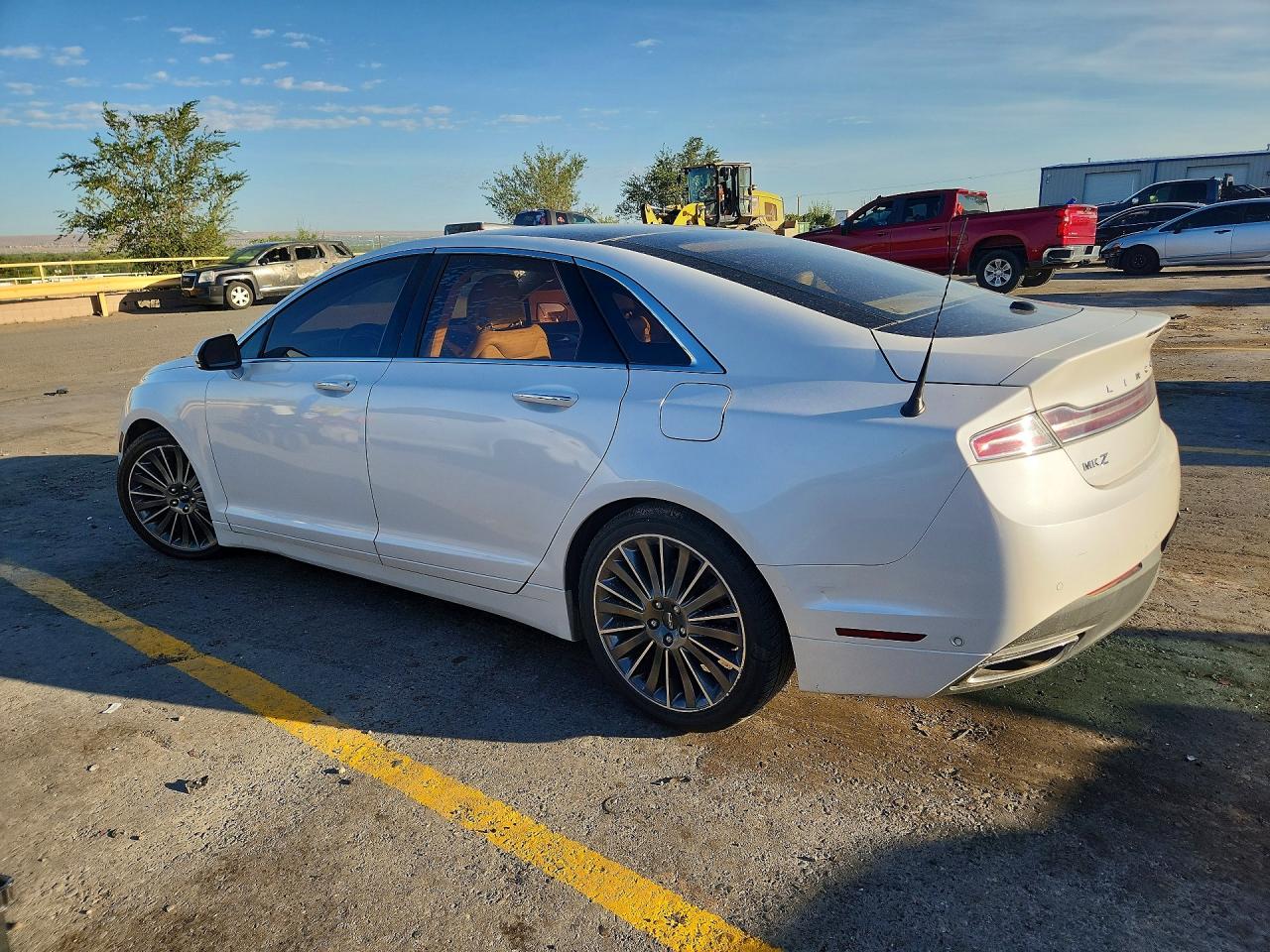 2013 Lincoln Mkz White vin: 3LN6L2JK2DR824029