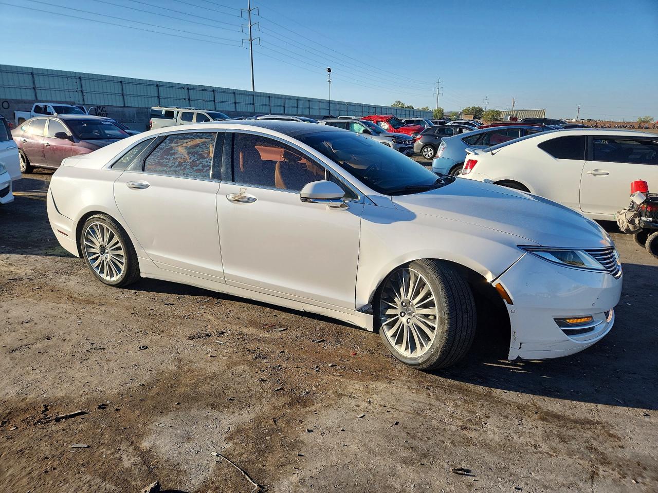 2013 Lincoln Mkz White vin: 3LN6L2JK2DR824029