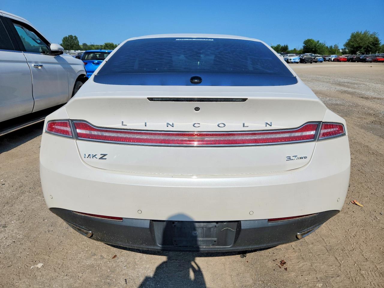 2014 Lincoln Mkz White vin: 3LN6L2JK2ER804915