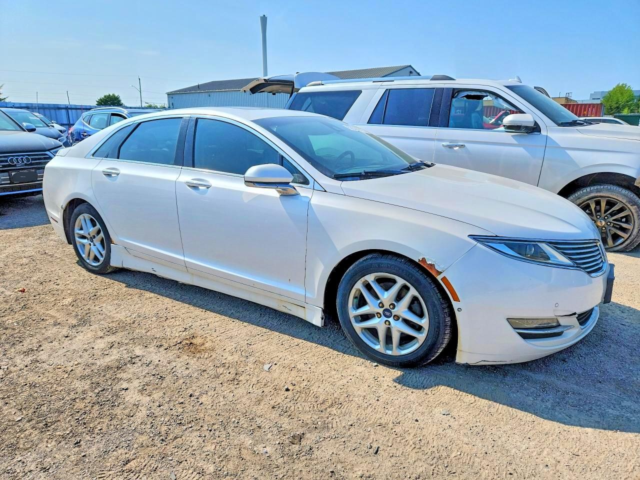 2014 Lincoln Mkz White vin: 3LN6L2JK2ER804915