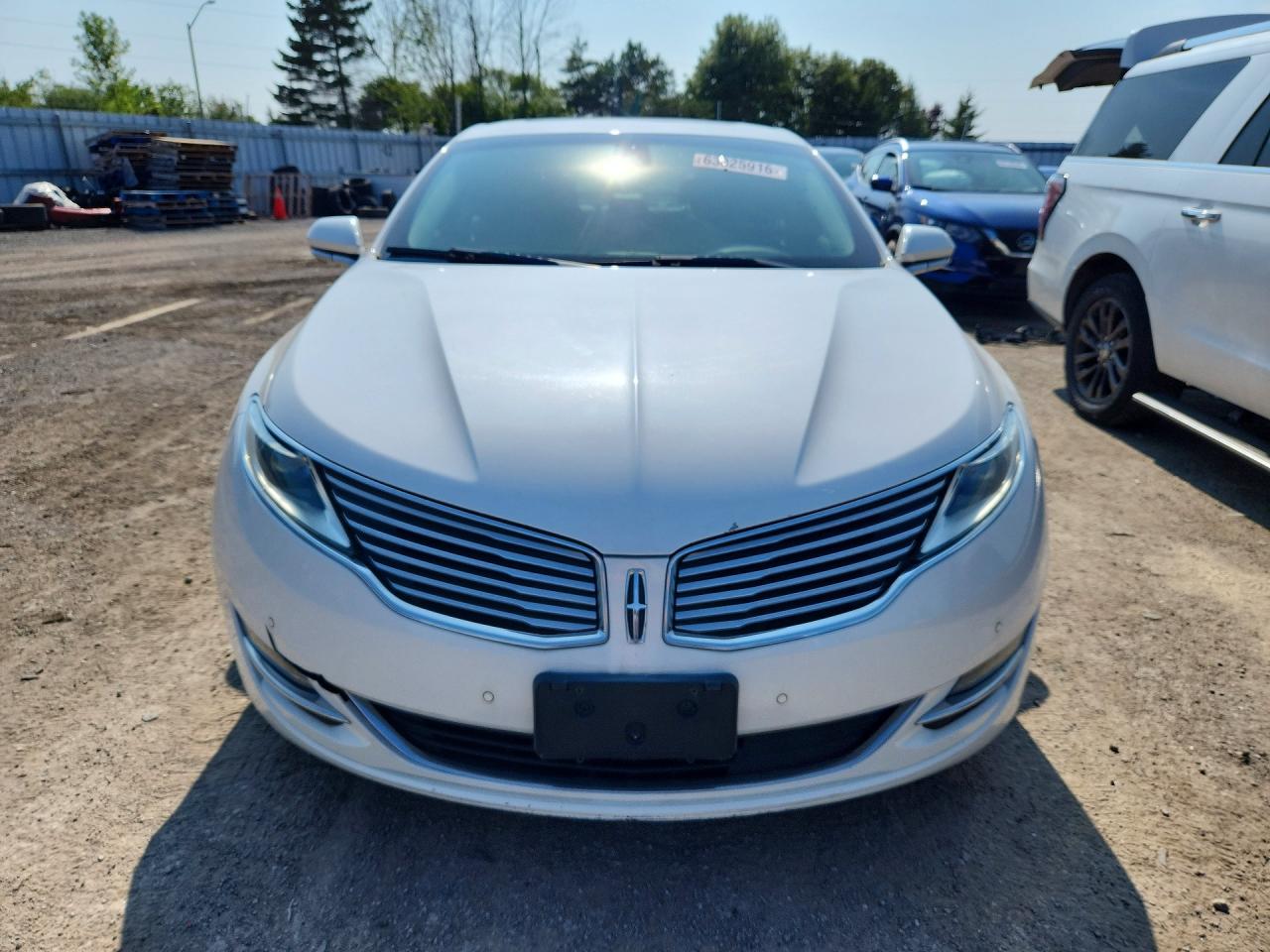 2014 Lincoln Mkz White vin: 3LN6L2JK2ER804915