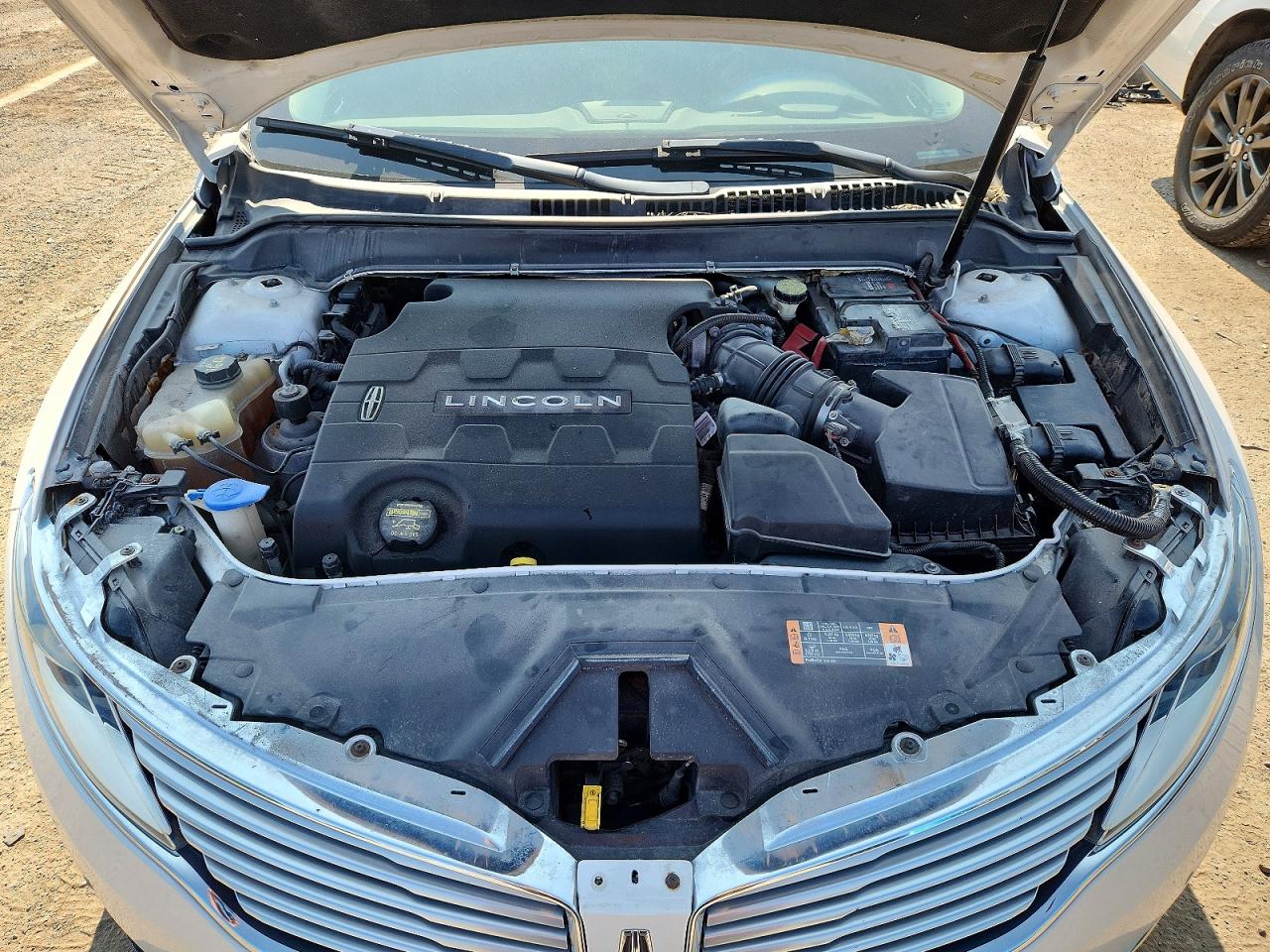 2014 Lincoln Mkz White vin: 3LN6L2JK2ER804915