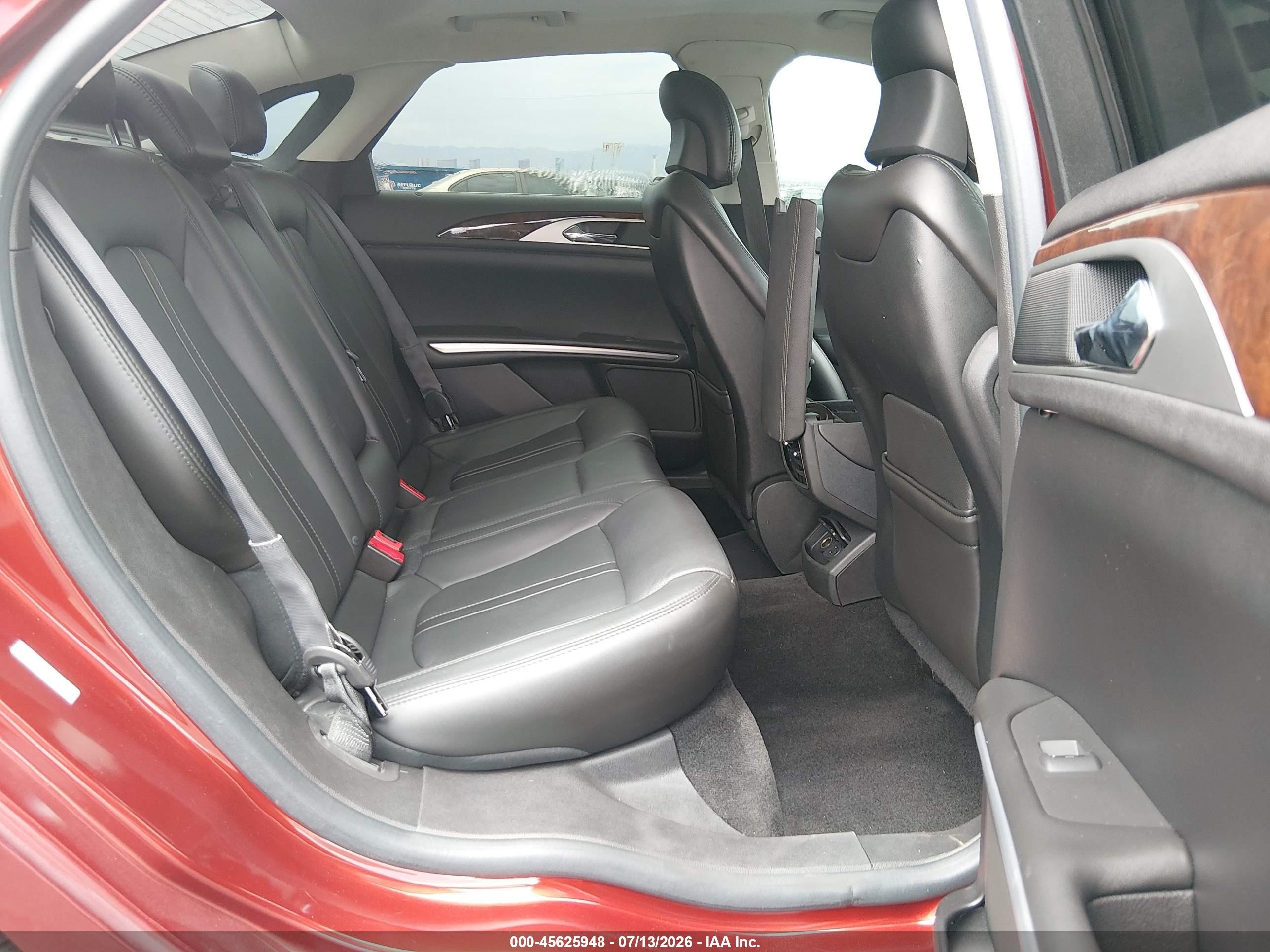 2014 Lincoln Mkz   Красный vin: 3LN6L2JK2ER822847