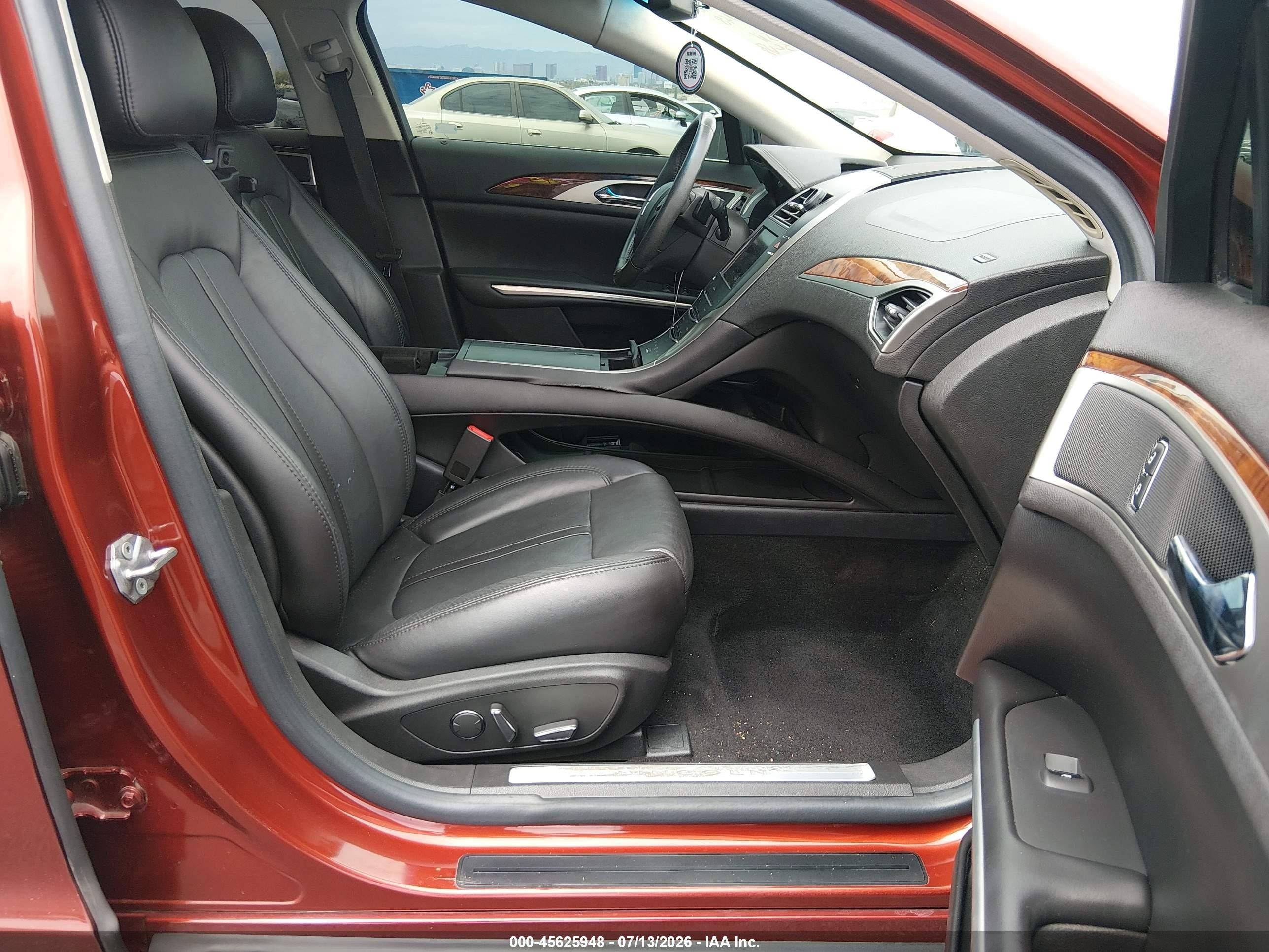 2014 Lincoln Mkz   Красный vin: 3LN6L2JK2ER822847