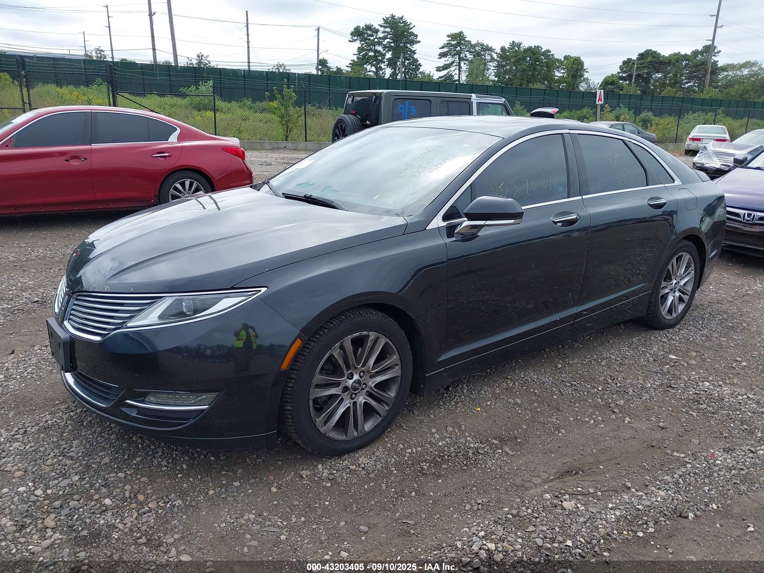 2013 Lincoln Mkz   Black vin: 3LN6L2JK3DR823620