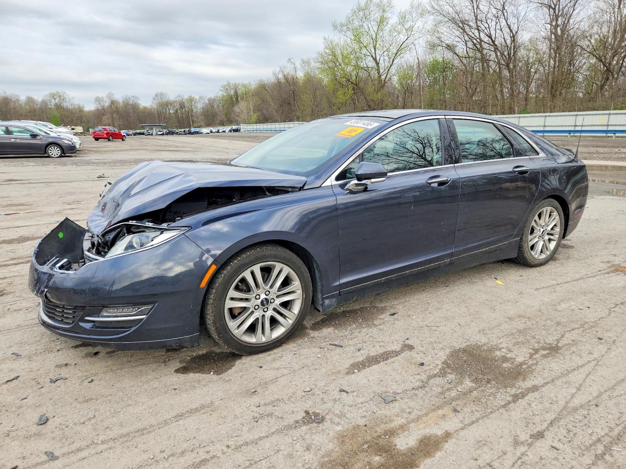 2014 Lincoln Mkz Charcoal vin: 3LN6L2JK3ER835252