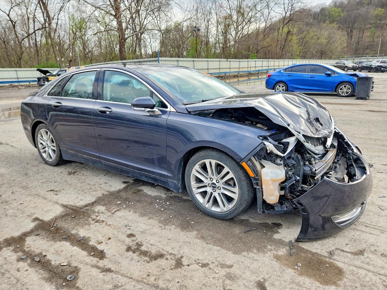 2014 Lincoln Mkz Charcoal vin: 3LN6L2JK3ER835252