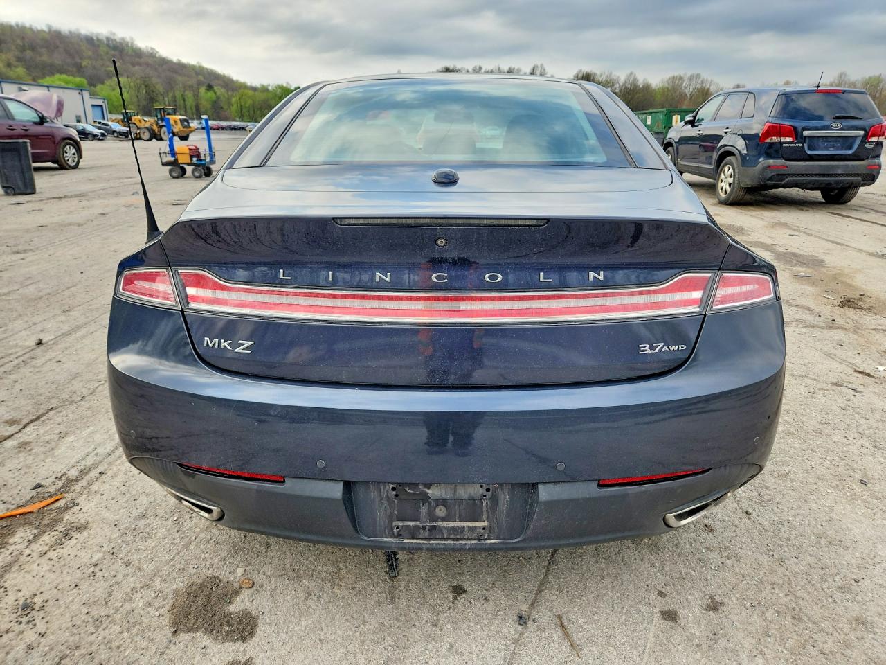 2014 Lincoln Mkz Charcoal vin: 3LN6L2JK3ER835252