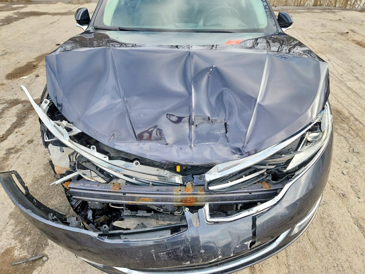 2014 Lincoln Mkz Charcoal vin: 3LN6L2JK3ER835252