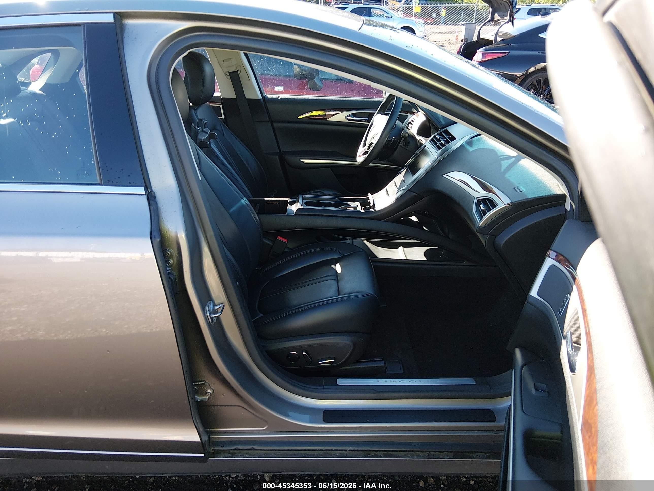 2015 Lincoln Mkz Серый vin: 3LN6L2JK3FR608709